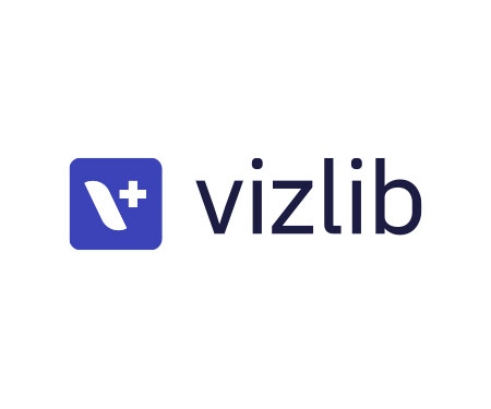 vizlib Logo blau