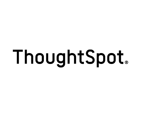 thoughtspot Logo schwarz weiß