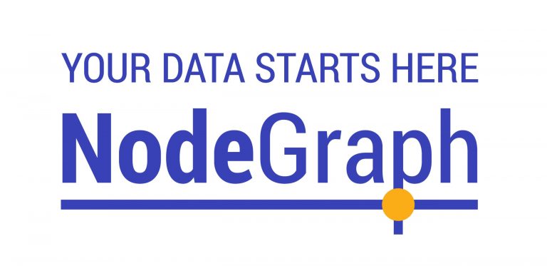 NodeGraph logo slogan weiß