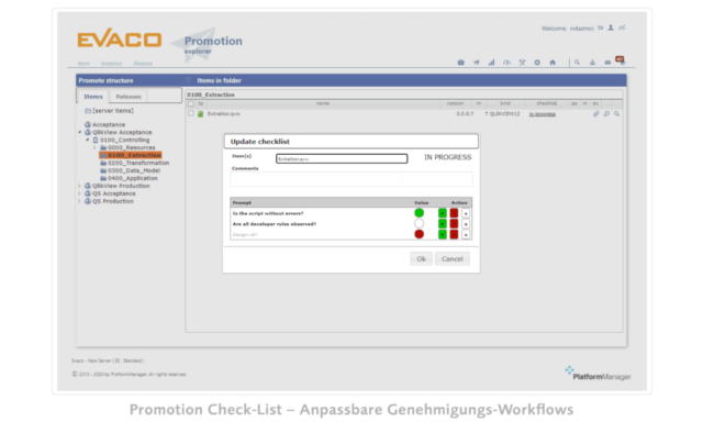 PlatformManager Promotion Checklist