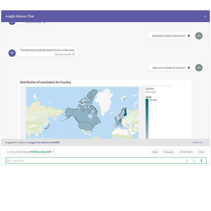 Qlik Sense Screens - Insight Advisor