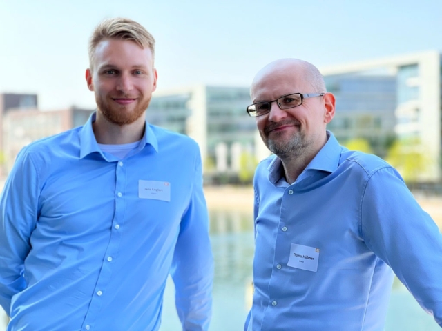 EVACO Entsorger-Event: Jens Englert und Thomas Hübner