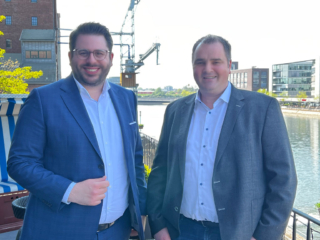 EVACO Entsorger-Event: Matthias Wiciok und Alexander Willinek