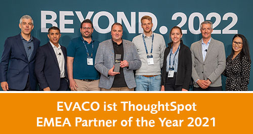 EVACO ist ThoughtSpot EMEA Partner of the Year 2021