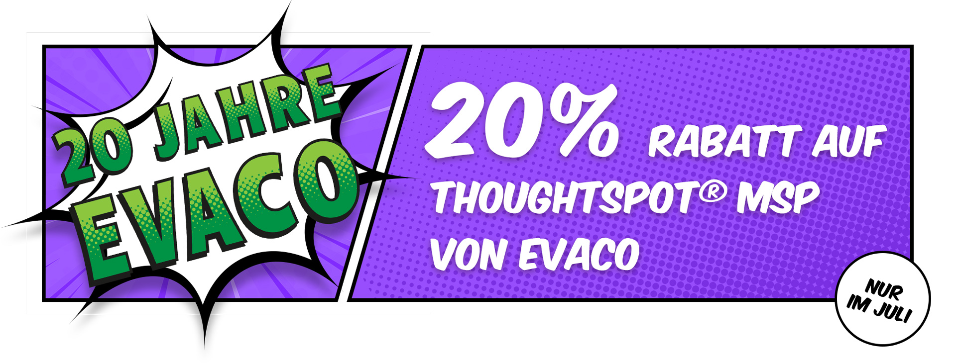 20 Jahre EVACO: 20% auf ThoughtSpot MSP von EVACO