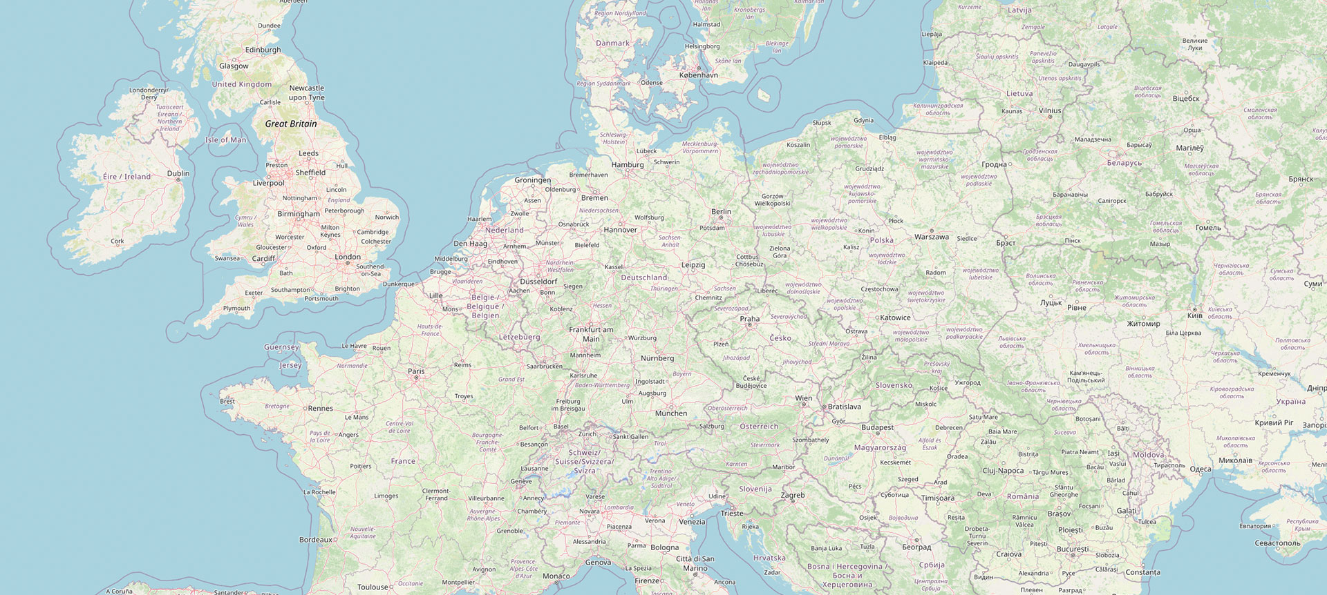 Europa Karte Geoanalyse