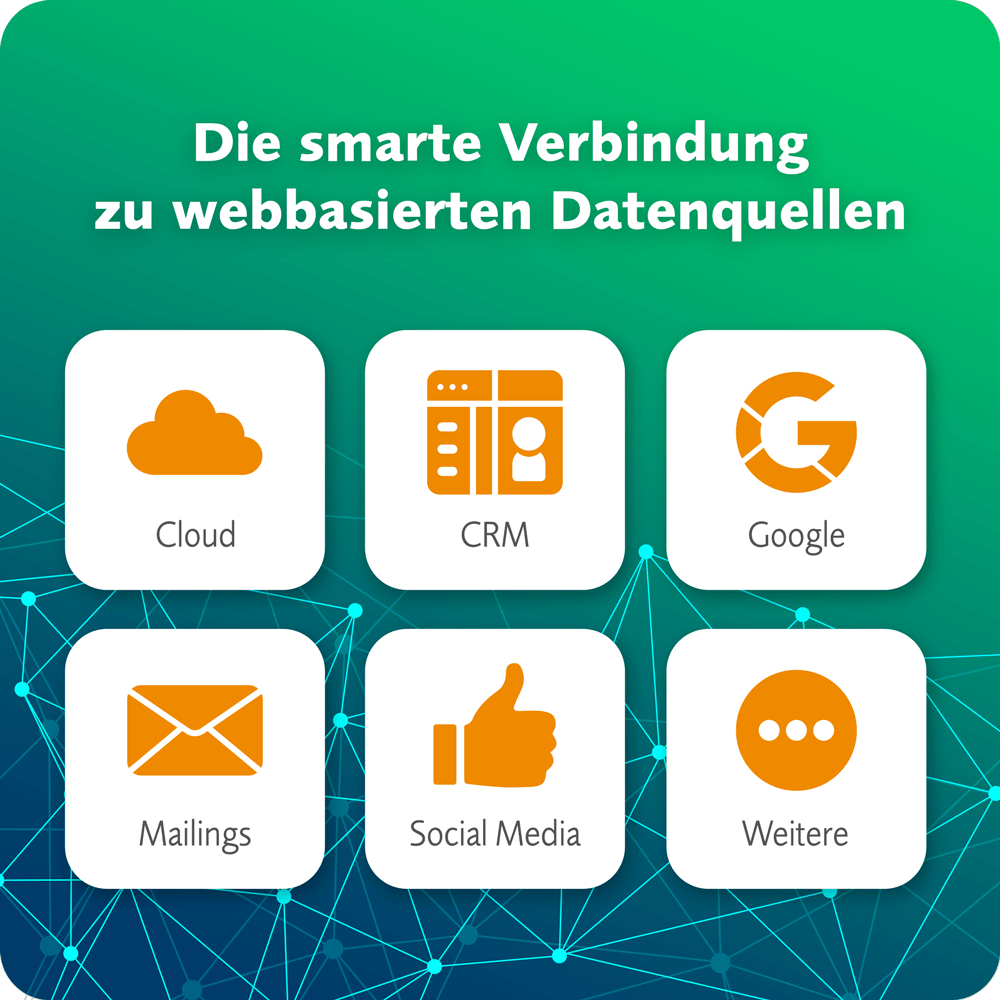 Die smarte Verbindung zu webbasierten Datenquellen